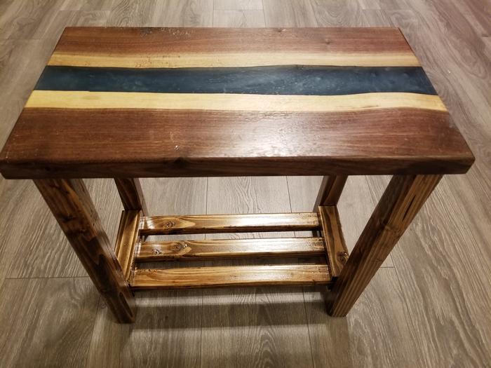 Walnut River End Table