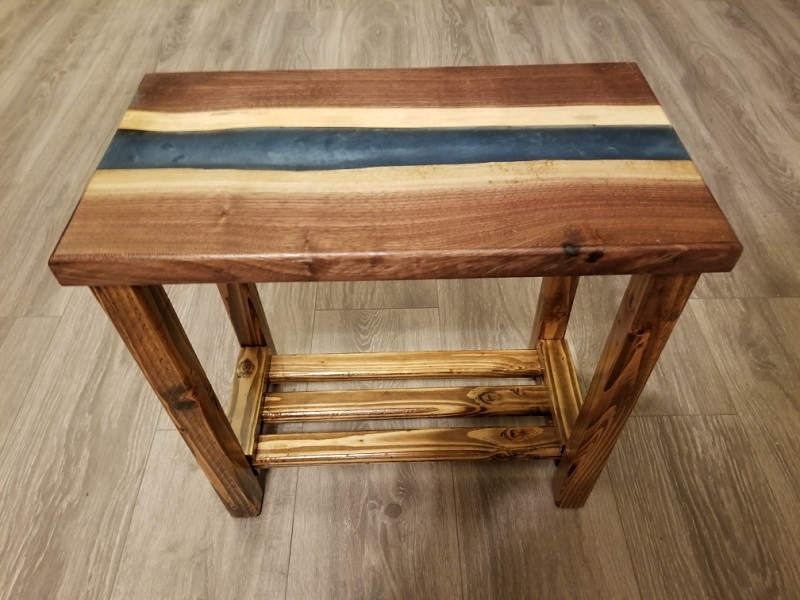 A wooden table